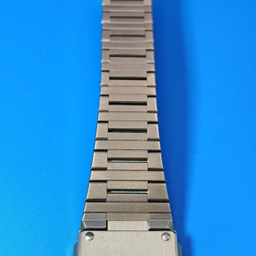New Vintage 1992 Hamilton Masterpiece Chronometer XC Swiss Mens Quartz Watch NOS
